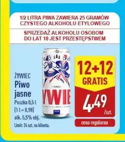 ALDI Piwo jasne Żywiec oferta