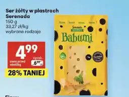 Delikatesy Centrum Ser żółty w plastrach Serenada Babumi oferta