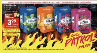 Delikatesy Centrum Piwo bezalkoholowe Okocim Limonka z Miętą 4-pak oferta