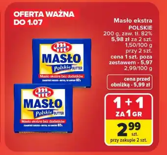 Carrefour Masło Mlekovita oferta