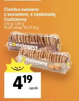 Delikatesy Centrum Ciastka owsiane z sezamem Codzienny oferta