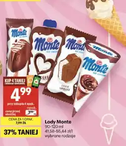 Delikatesy Centrum Lody na patyku Zott Monte oferta