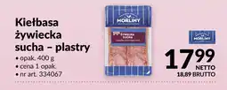 Makro Kiełbasa żywiecka sucha plastry Morliny oferta