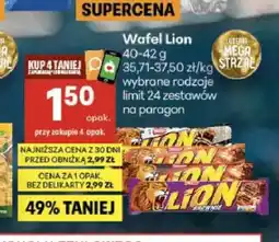 Delikatesy Centrum Wafel Lion oferta