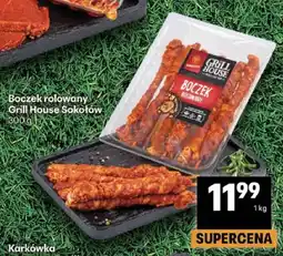 Delikatesy Centrum Boczek rolowany Sokołów Grill House oferta
