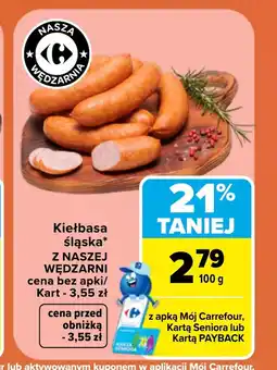 Carrefour Market Kiełbasa Carrefour oferta