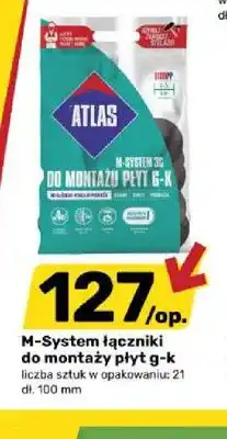 Bricomarche Łączniki do montażu płyt g-k Atlas M-System oferta