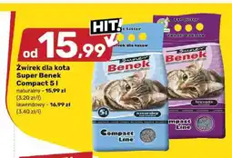 Bricomarche Żwirek dla kota Super Benek Compact naturalny oferta