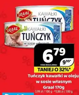 Delfin Tuńczyk kawałki w oleju Graal oferta