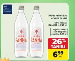 Carrefour Market Woda mineralna Acqua panna oferta