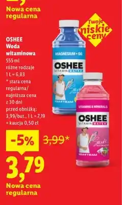 Lidl Woda witaminowa Oshee magnez + B6 oferta