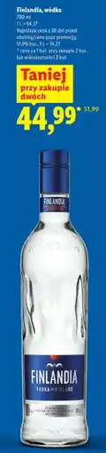 Lidl Finlandia, wódka oferta