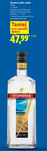 Lidl Stumbras Vodka, wódka oferta