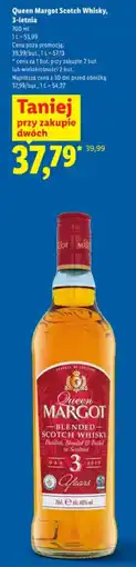 Lidl Queen Margot Scotch Whisky, 3-letnia oferta