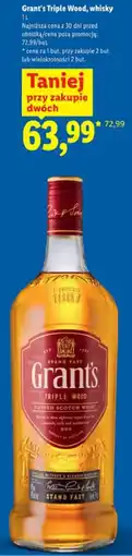 Lidl Grant's Triple Wood, whisky oferta