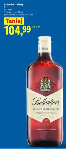 Lidl Ballantine's, whisky oferta