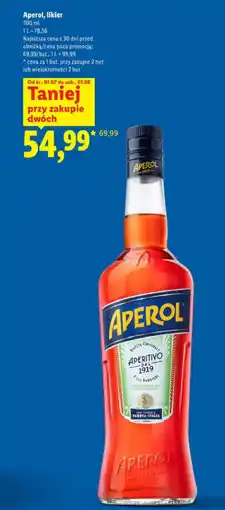 Lidl Aperol, likier oferta