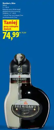Lidl Sheridan's, likier oferta