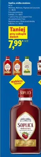 Lidl Soplica, wódka smakowa oferta