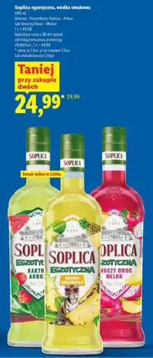 Lidl Soplica egzotyczna, wódka smakowa oferta