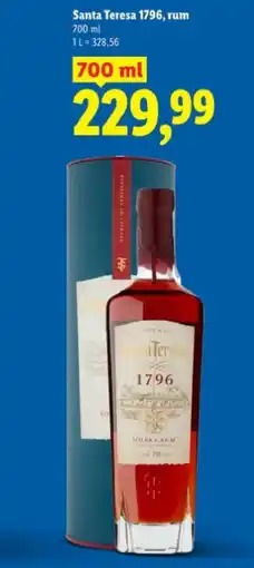 Lidl Santa Teresa 1796, rum oferta