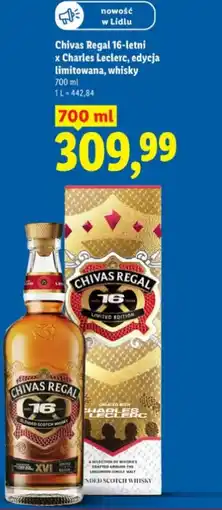 Lidl Chivas Regal 16-letni x Charles Leclerc, edycja limitowana, whisky oferta