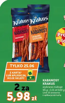 Groszek Kabanosy krakus oferta