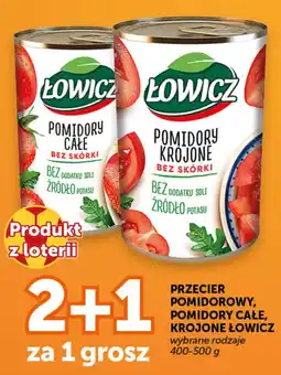 Groszek Przecier pomidorowy, pomidory całe, krojone łowicz oferta