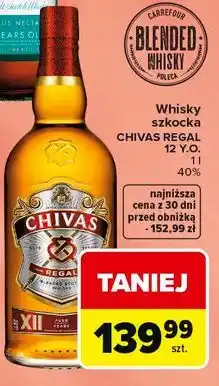 Carrefour Market Chivas Regal 12 Y.O. Whisky szkocka oferta