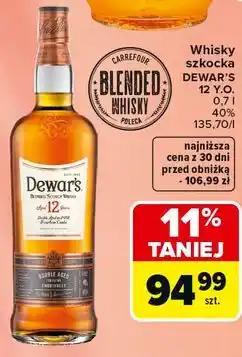 Carrefour Market Dewar's 12 Y.O. Whisky szkocka oferta