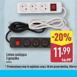 ALDI Listwa zasilająca 3 gniazdka oferta