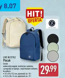 ALDI LIVE IN STYLE Plecak oferta