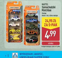 ALDI MATTEL Samochodziki Matchbox oferta