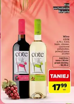 Carrefour Market Wino CÔTE oferta