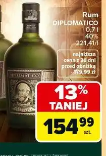 Carrefour Market Rum Diplomático oferta