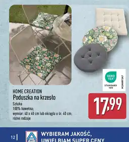 ALDI HOME CREATION Poduszka na krzesło oferta