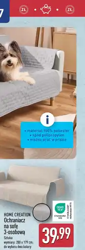 ALDI HOME CREATION Ochraniacz na sofę 3-osobową oferta