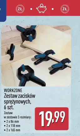 ALDI WORKZONE Zestaw zacisków sprężynowych, 6 szt oferta