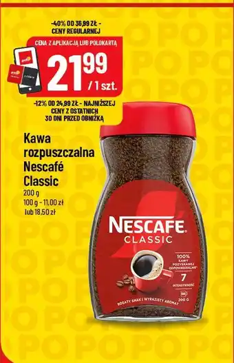 Kawa rozpuszczalna Nescafe Classic
