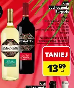 Carrefour Market Wino BULGARIAN GEM oferta