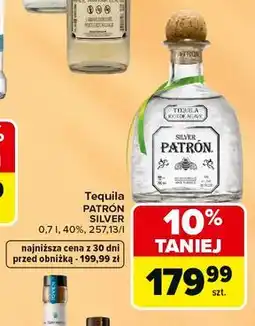 Carrefour Market Tequila PATRÓN SILVER oferta