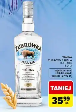 Carrefour Market Wódka ŻUBRÓWKA BIAŁA 0,7 l 40% oferta