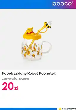 Pepco Kubek szklany Kubuś Puchatek oferta
