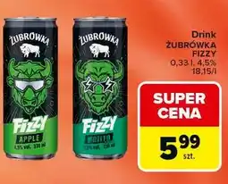 Carrefour Market Drink Żubrówka Fizzy oferta