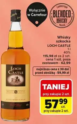 Carrefour Market Loch Castle Whisky szkocka oferta