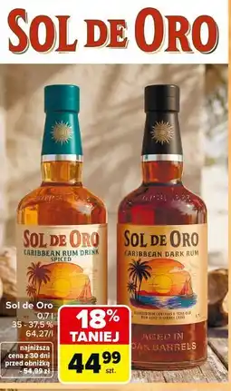 Carrefour Sol de Oro Caribbean Rum Spiced / Dark Rum oferta