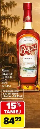 Carrefour Rum BAYOU SPICED oferta