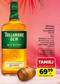 Carrefour Market Tullamore D.E.W. Whiskey irlandzka oferta