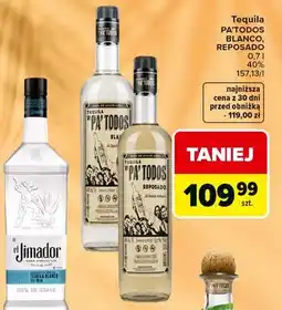 Carrefour Tequila Pa'Todos Blanco, Reposado oferta