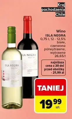 Carrefour Market Wino ISLA NEGRA oferta